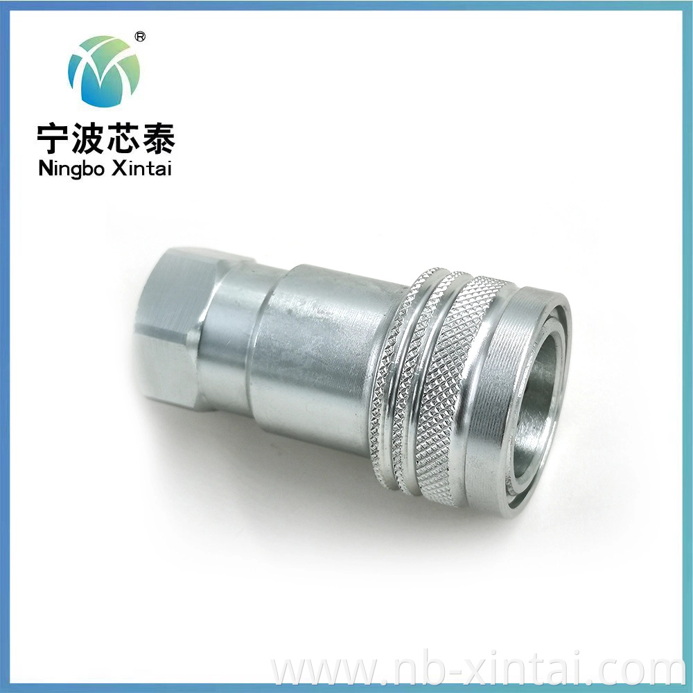 China Factory Manufacturer OEM ODM Carbon Steel Hydraulic Straight Quick Connect Fitting
